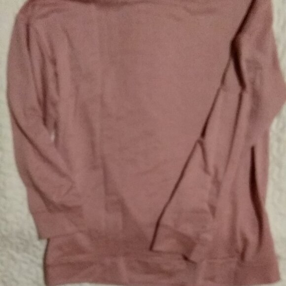 Silly Goose  Women's Lightweight Mauve Long Sleeved Sweatshirt.  Size Medium. NW - Picture 5 of 7
